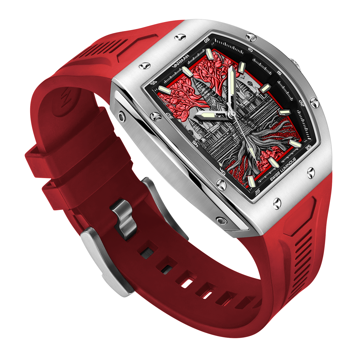 Varman The Angkor Titanium Candy Red
