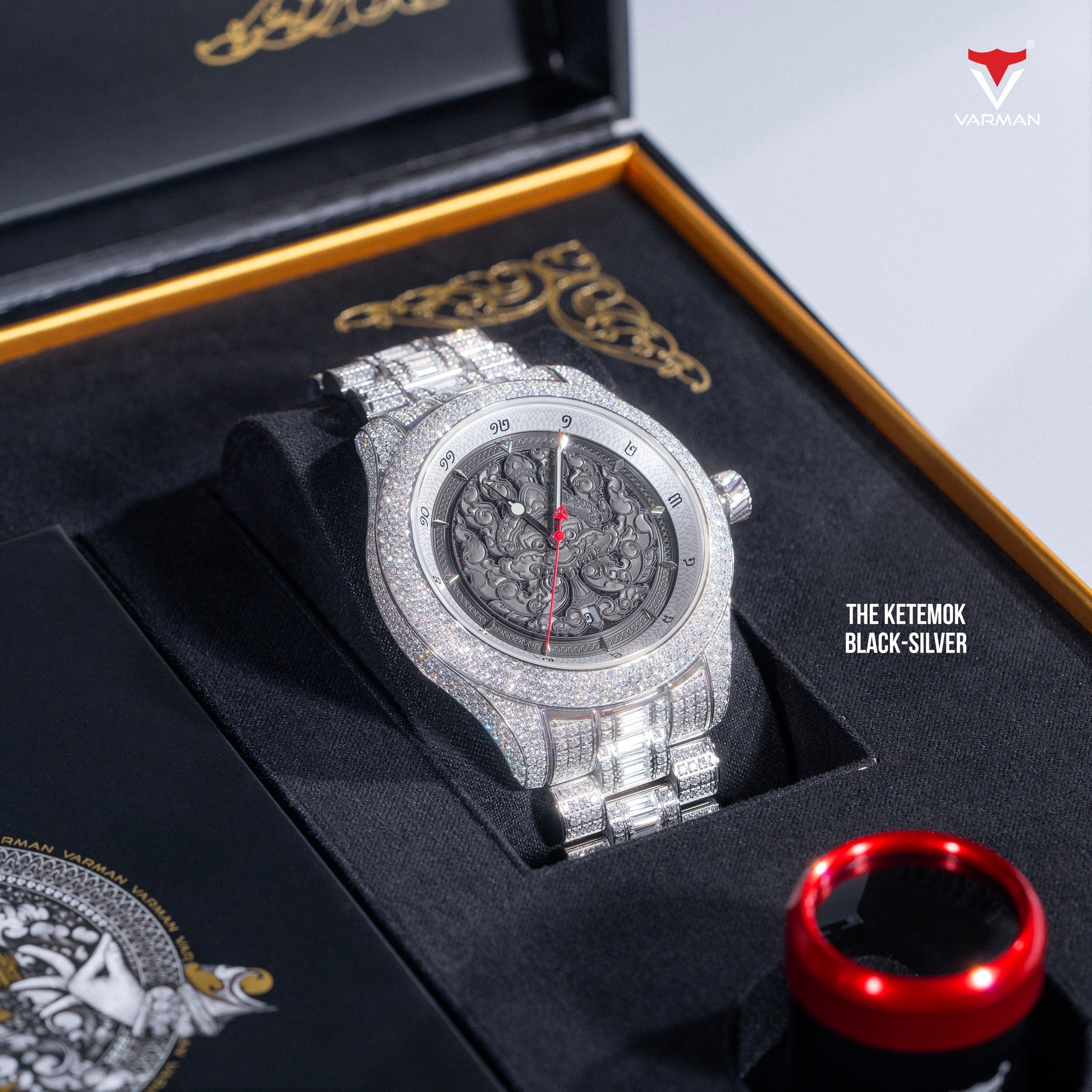 VARMAN THE KETEMOK BLACK-SILVER (For Men)
