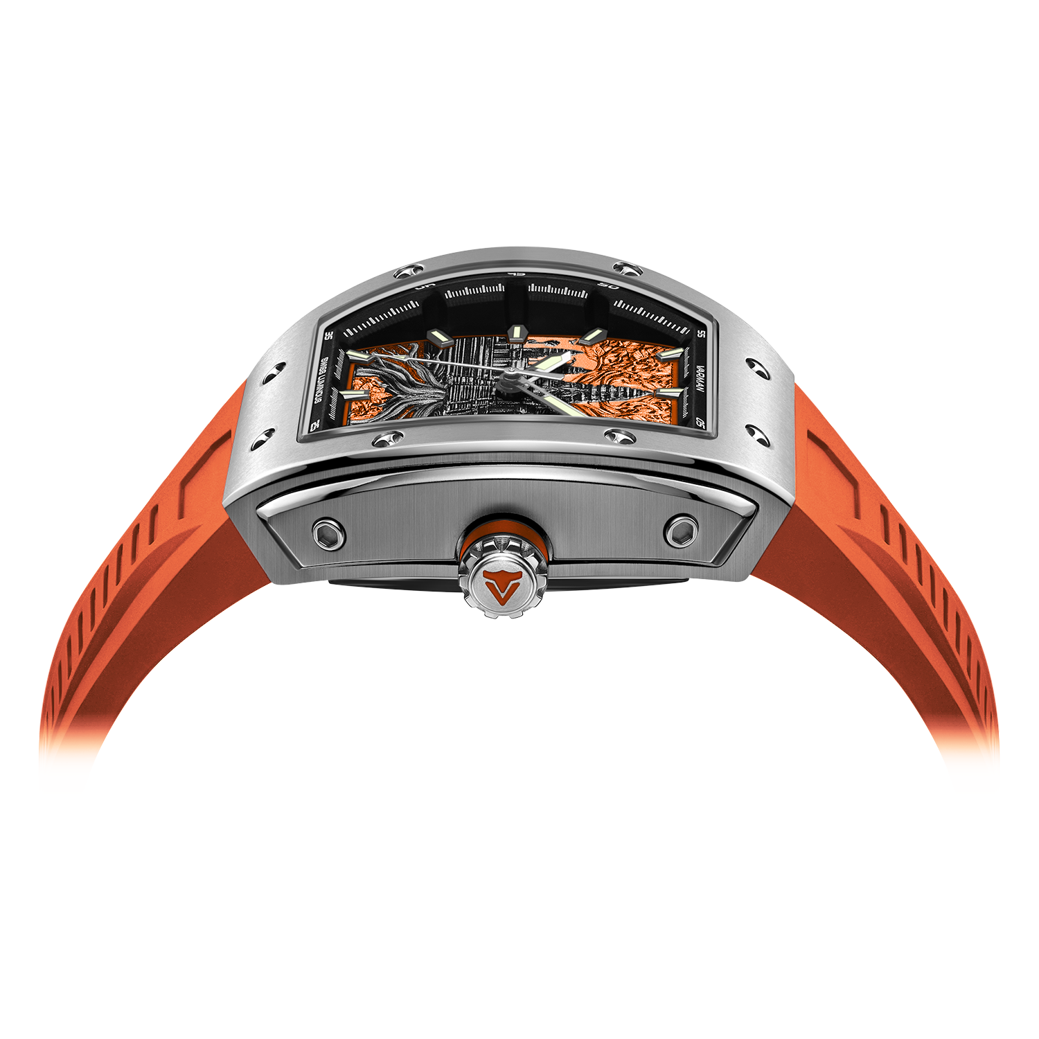 Varman The Angkor Titanium Shocking Orange Lady