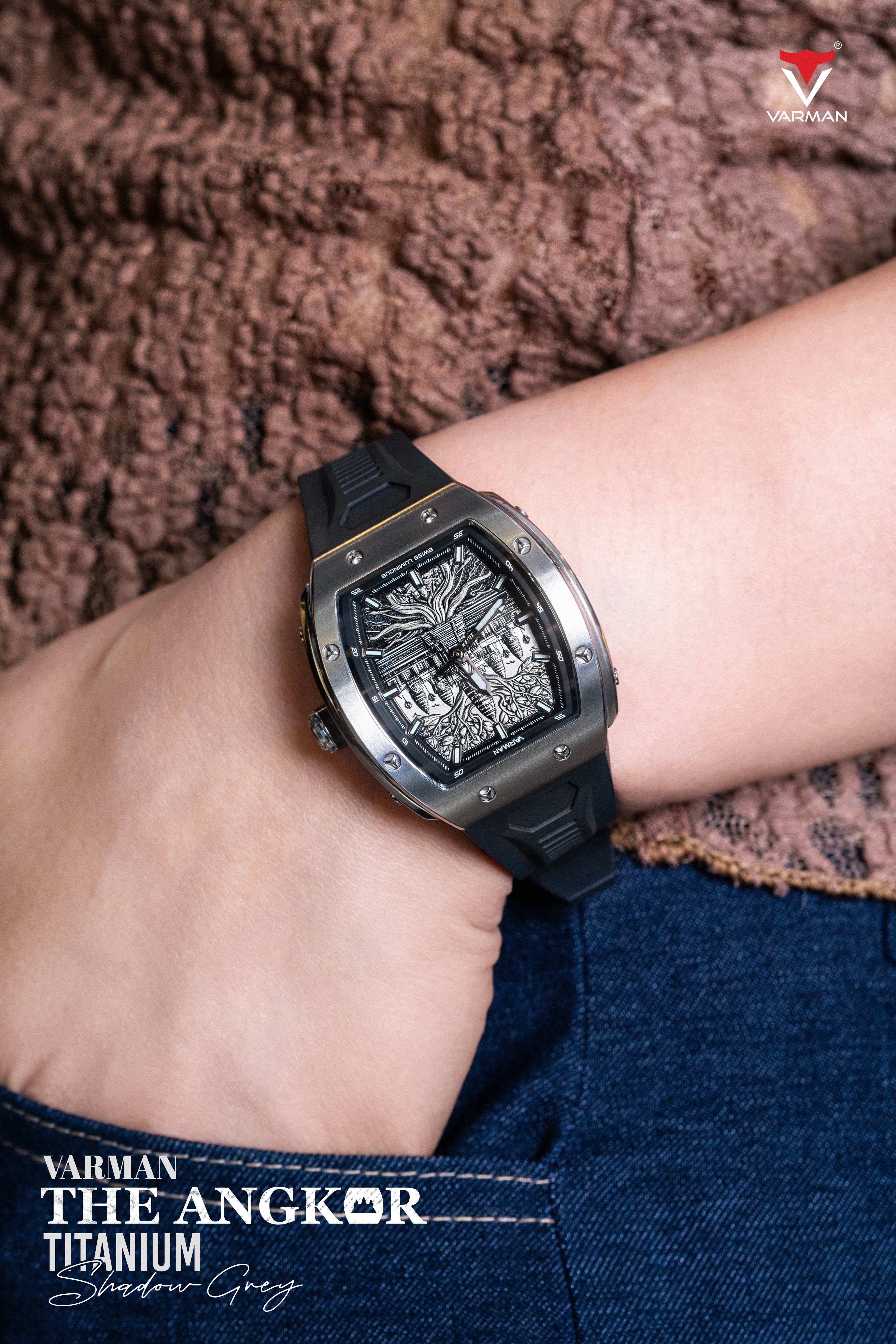 Varman The Angkor Titanium Shadow Grey Lady