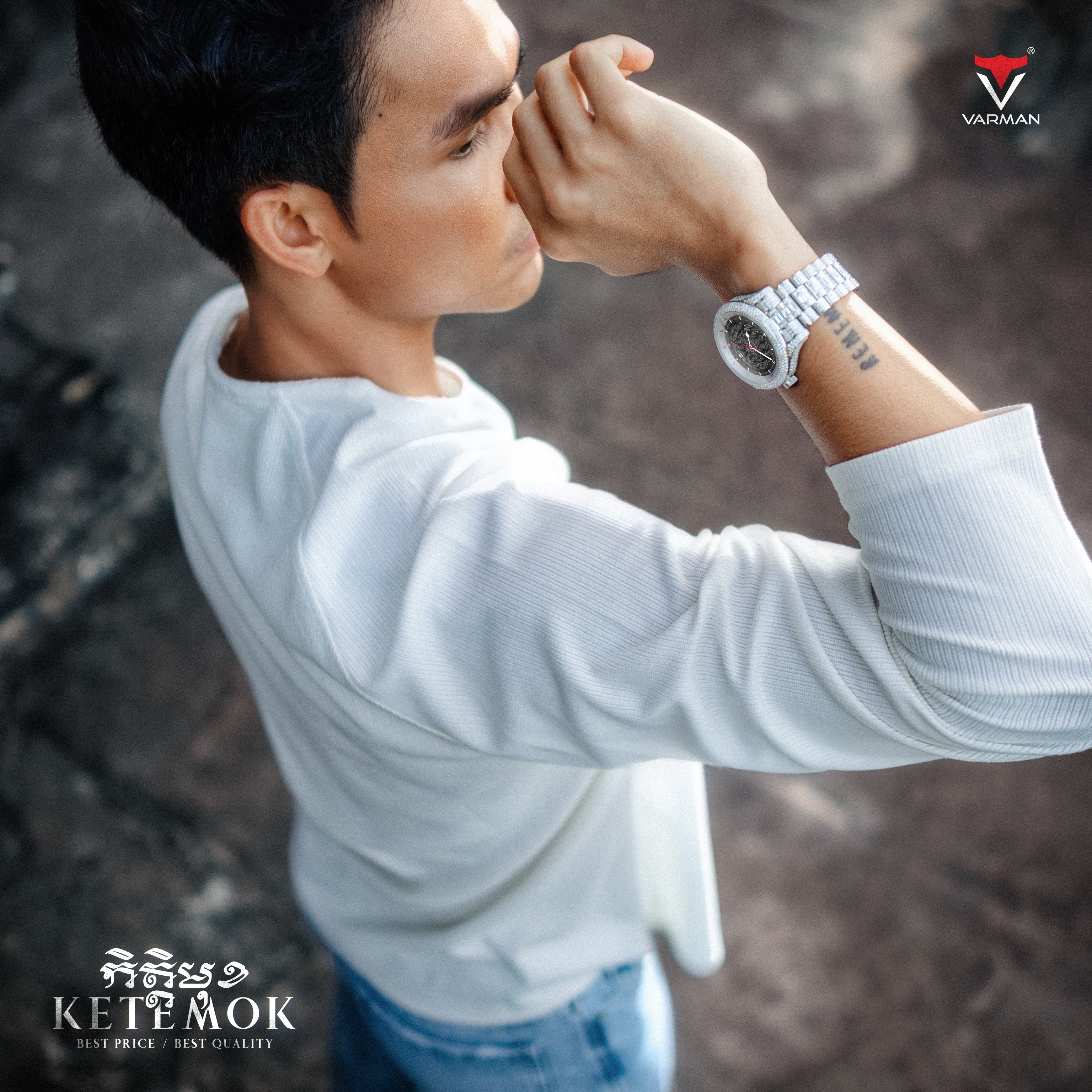 VARMAN THE KETEMOK BLACK-SILVER (For Men)