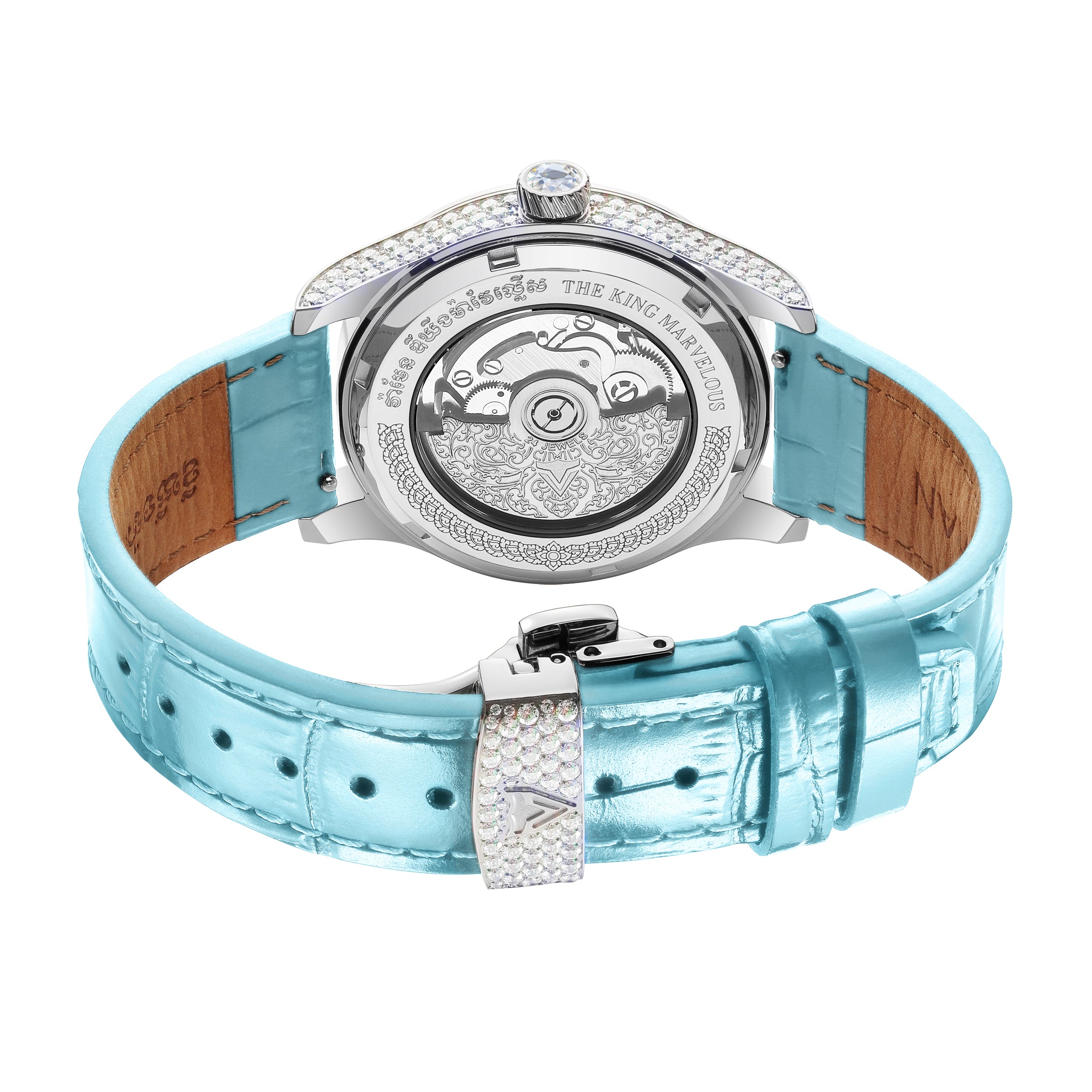 The Queen Marvelous Cyan-Silver