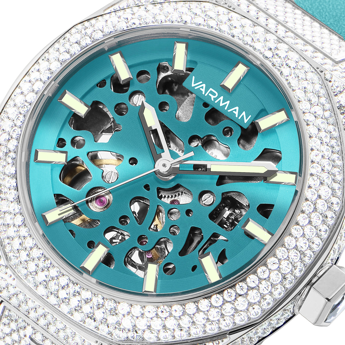 The Queen Majestic Cyan-Silver