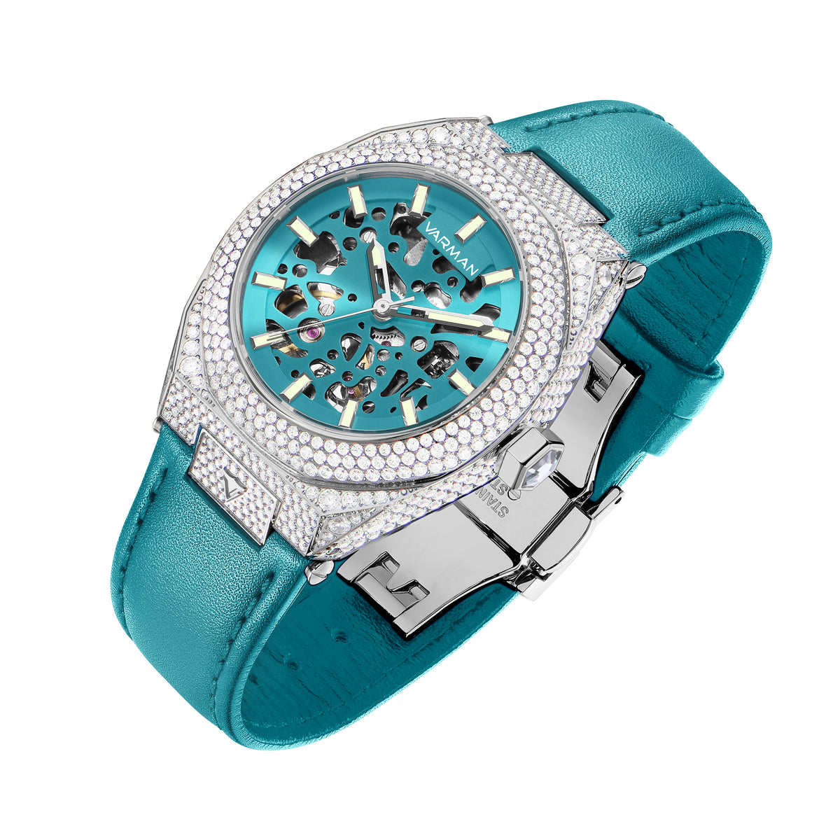 The Queen Majestic Cyan-Silver
