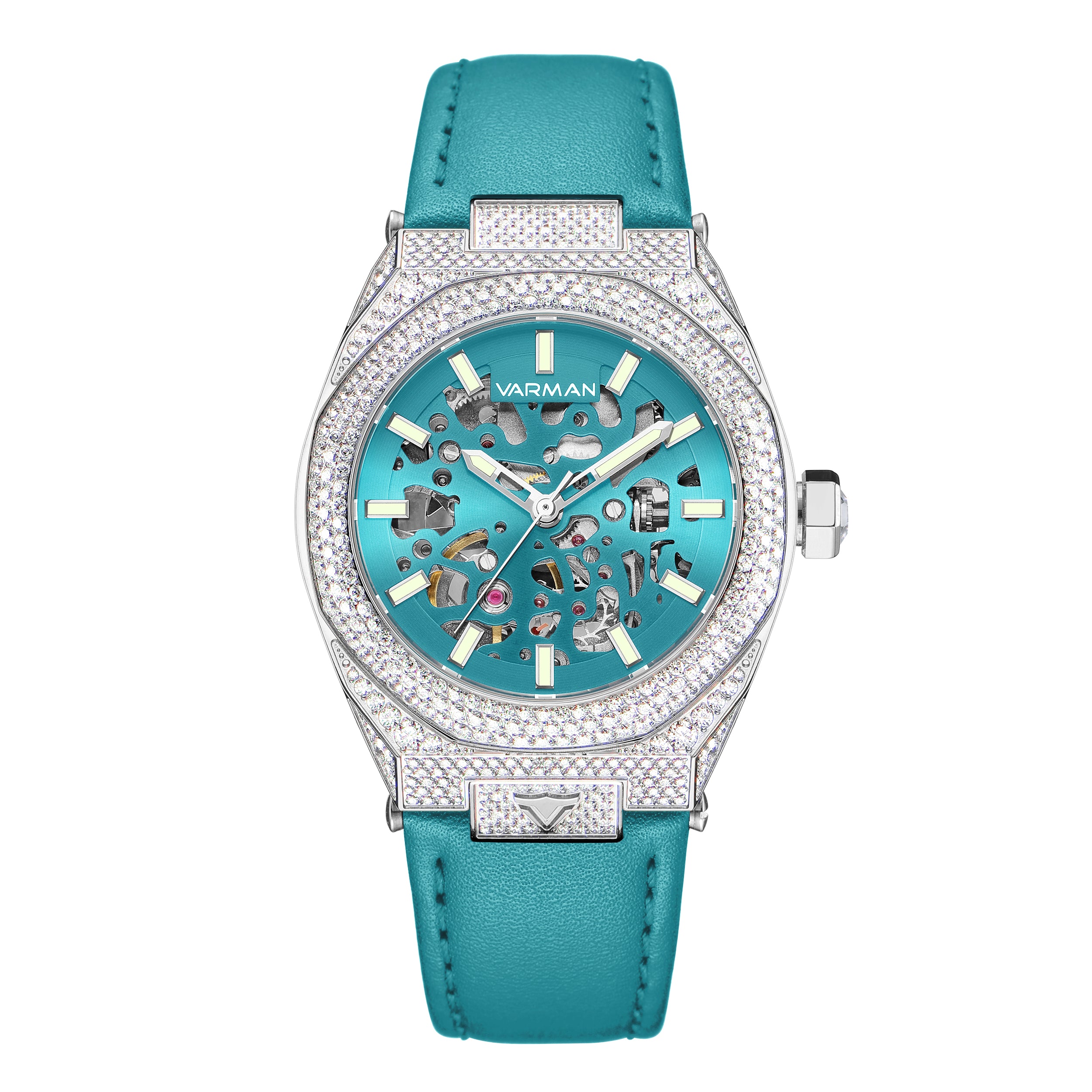 The Queen Majestic Cyan-Silver