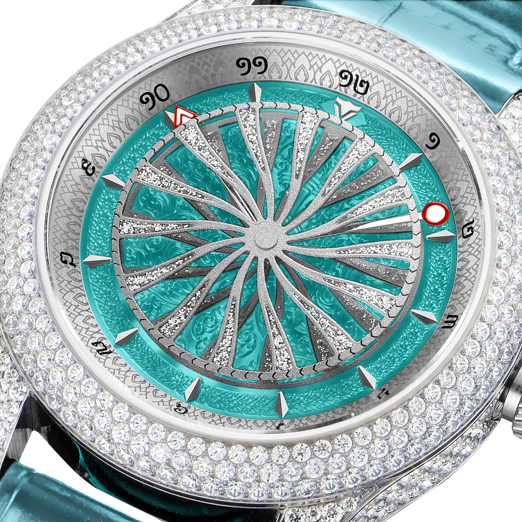 The Queen Marvelous Cyan-Silver