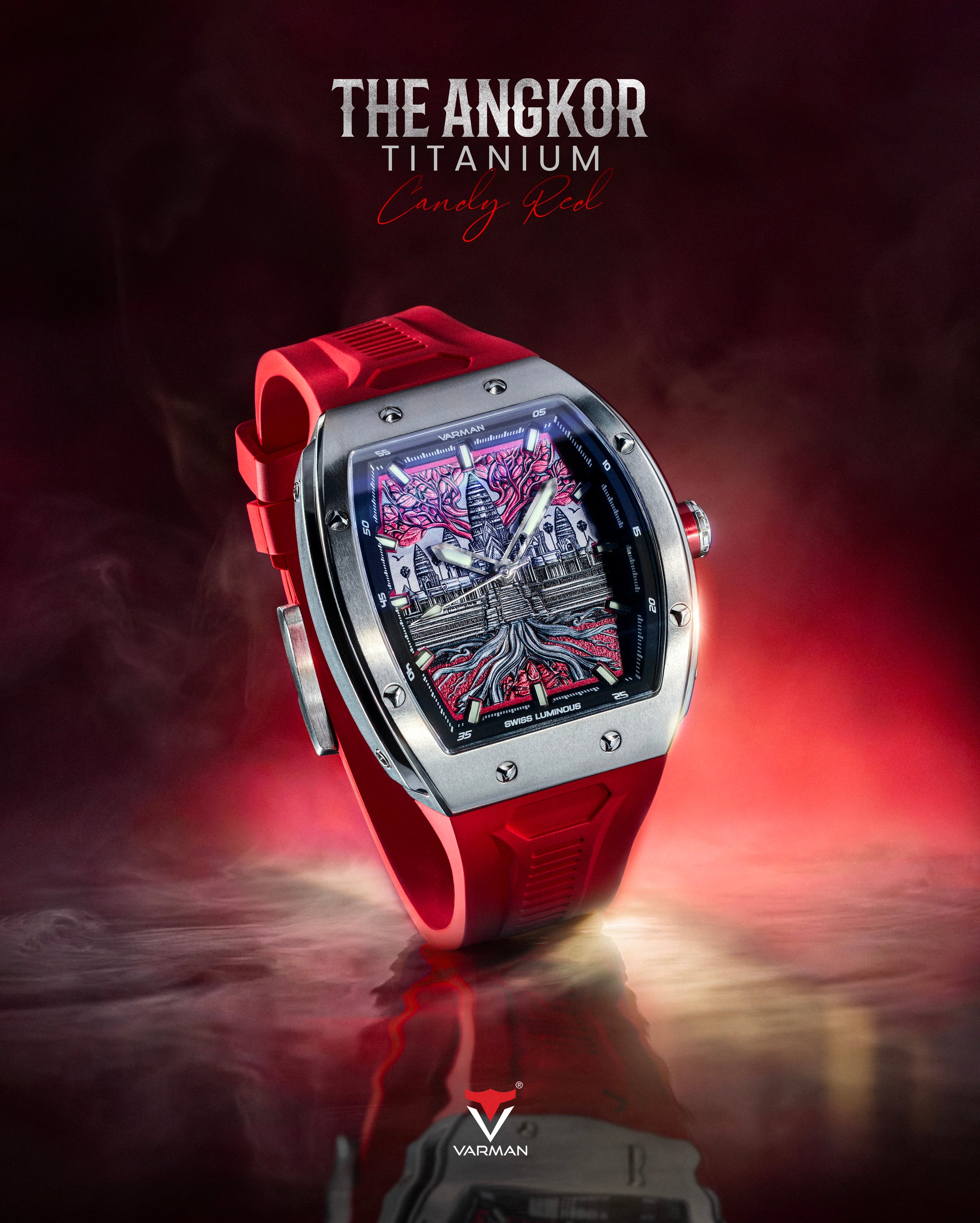 Varman The Angkor Titanium Candy Red