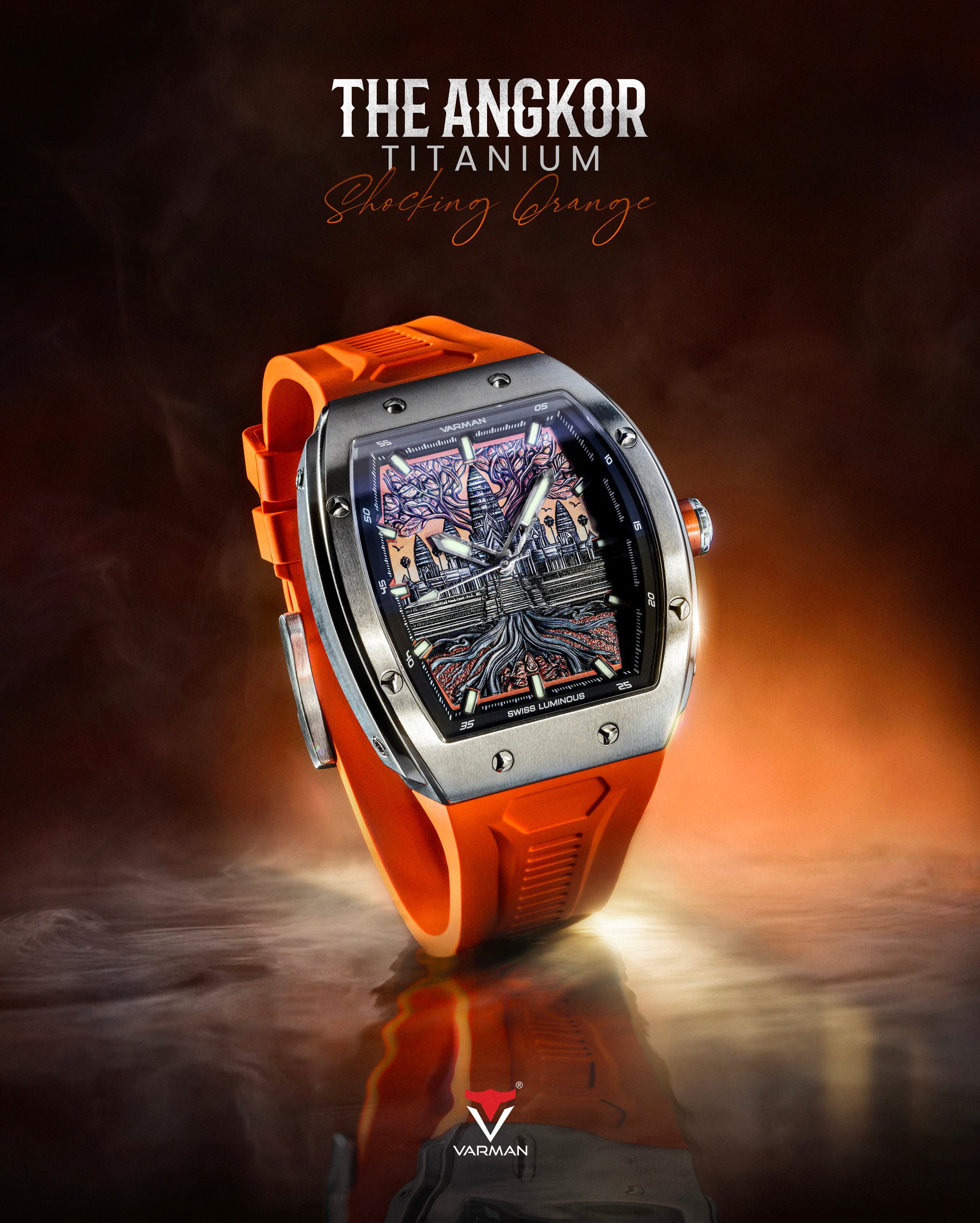 Varman The Angkor Titanium Shocking Orange
