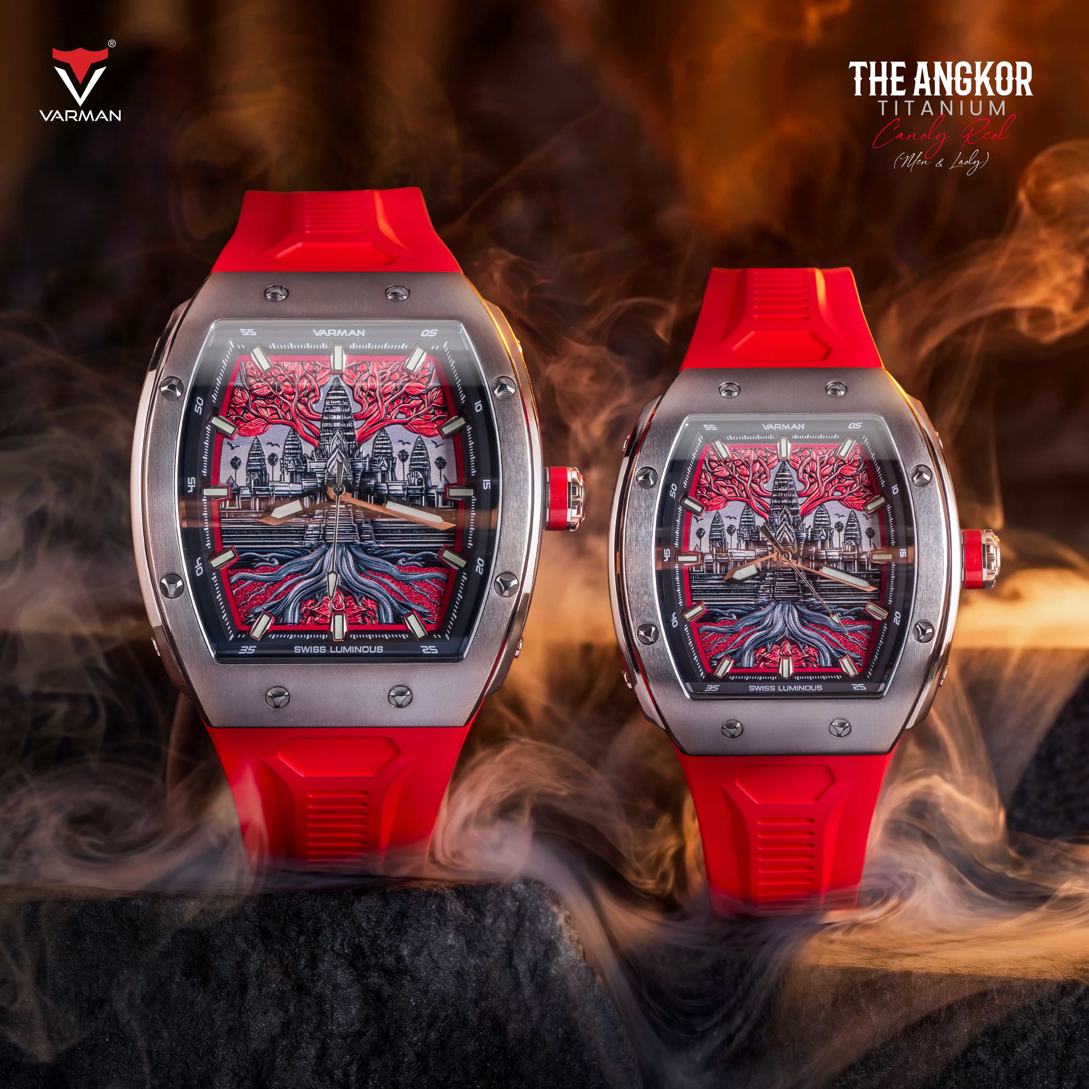 Varman The Angkor Titanium Candy Red