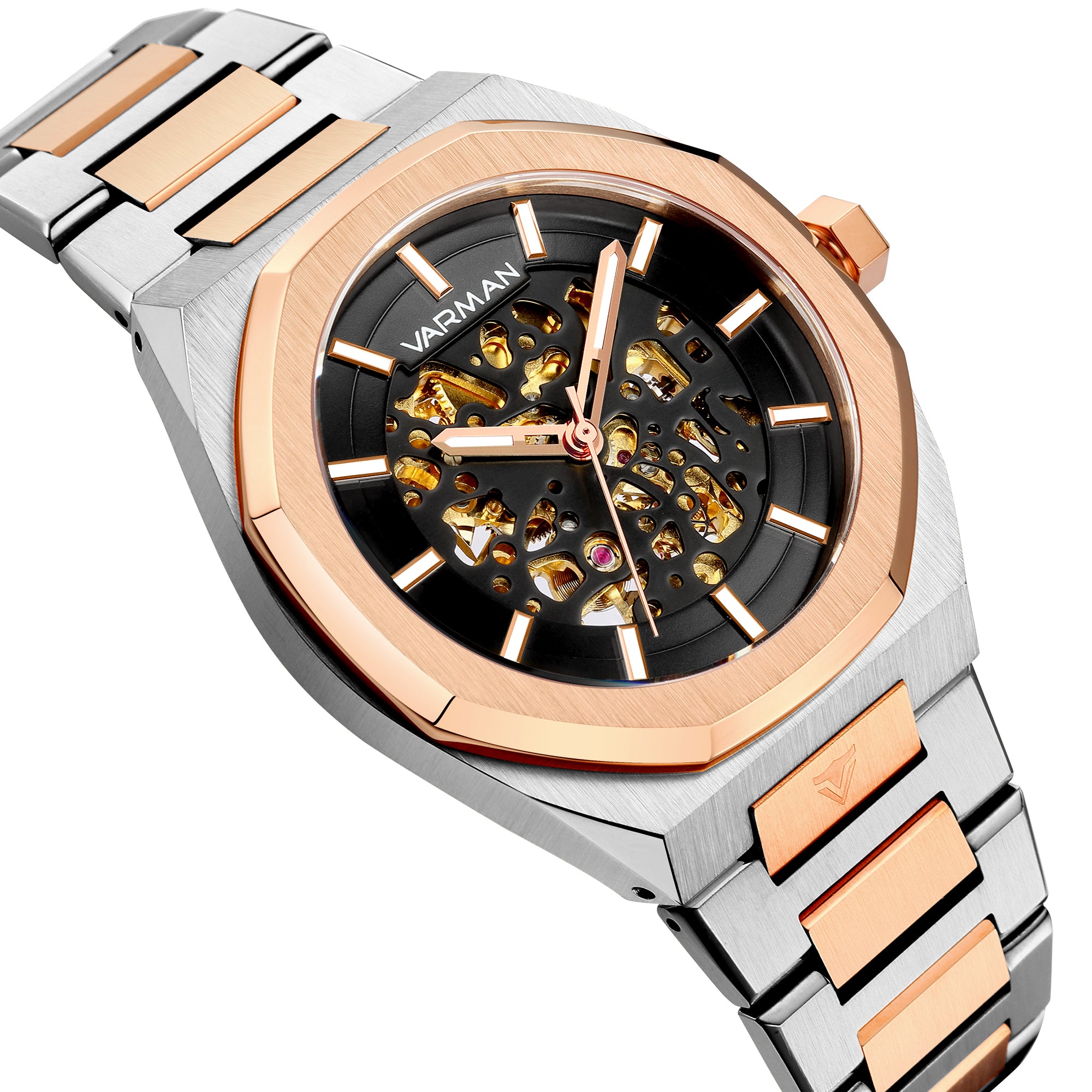 The Majestic Skeleton (RoseGold-Silver)