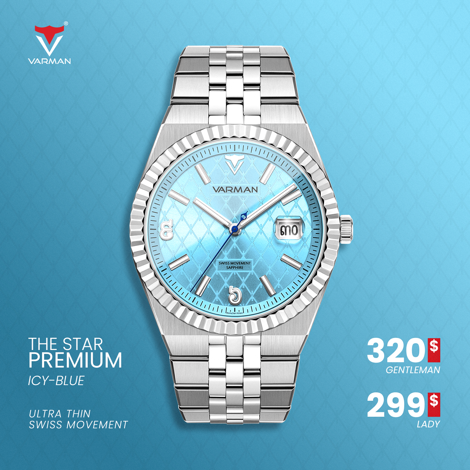 The Star Premium Icy-Blue (Men)