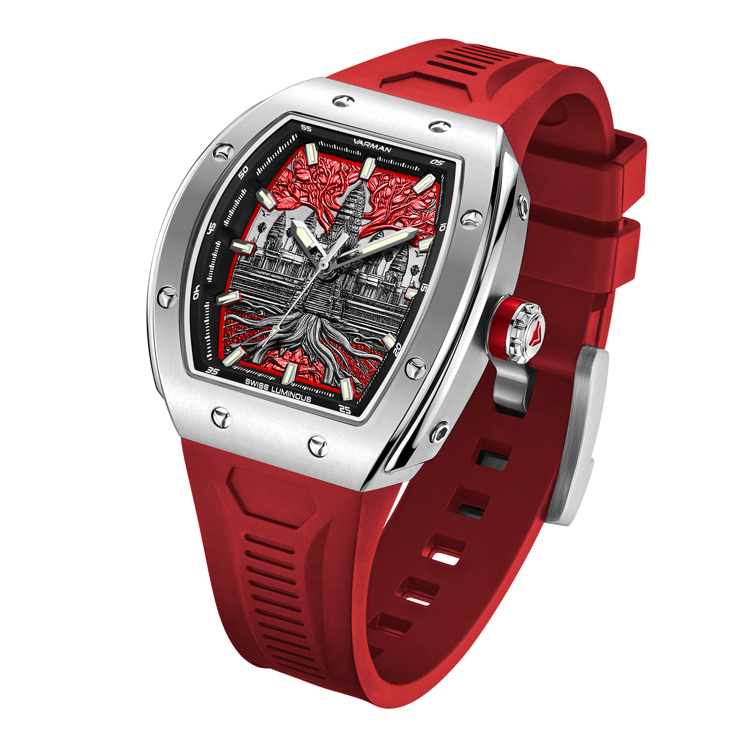 Varman The Angkor Titanium Candy Red Lady