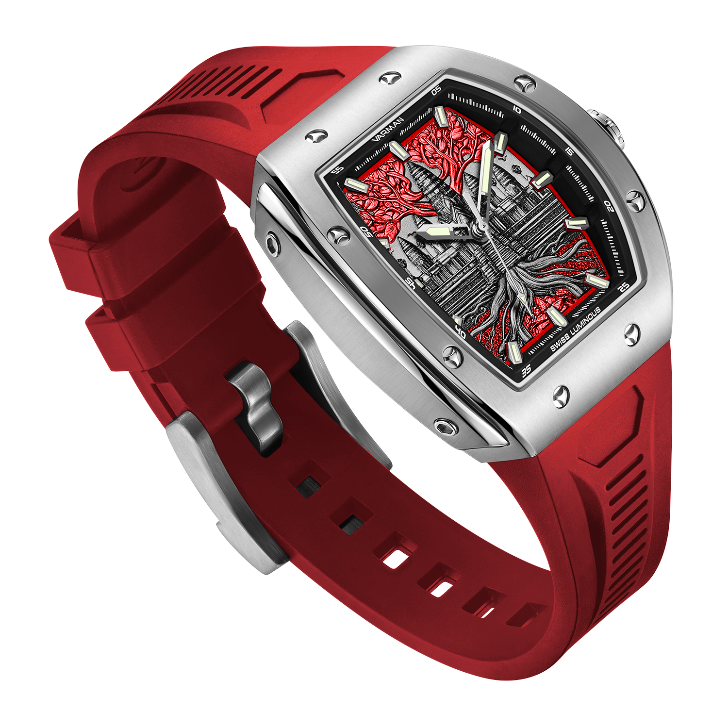 Varman The Angkor Titanium Candy Red Lady