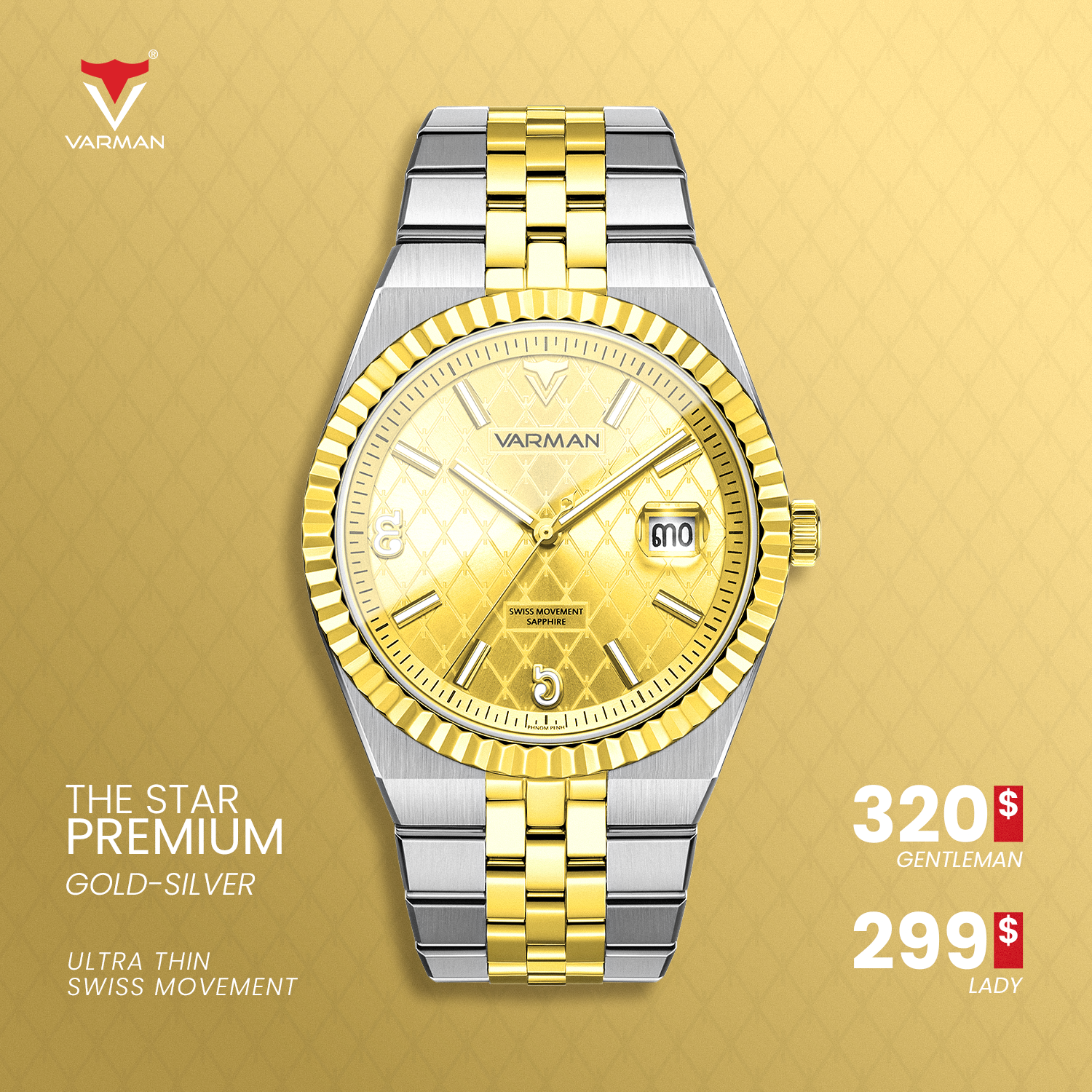 The Star Premium Gold-Silver (Men)