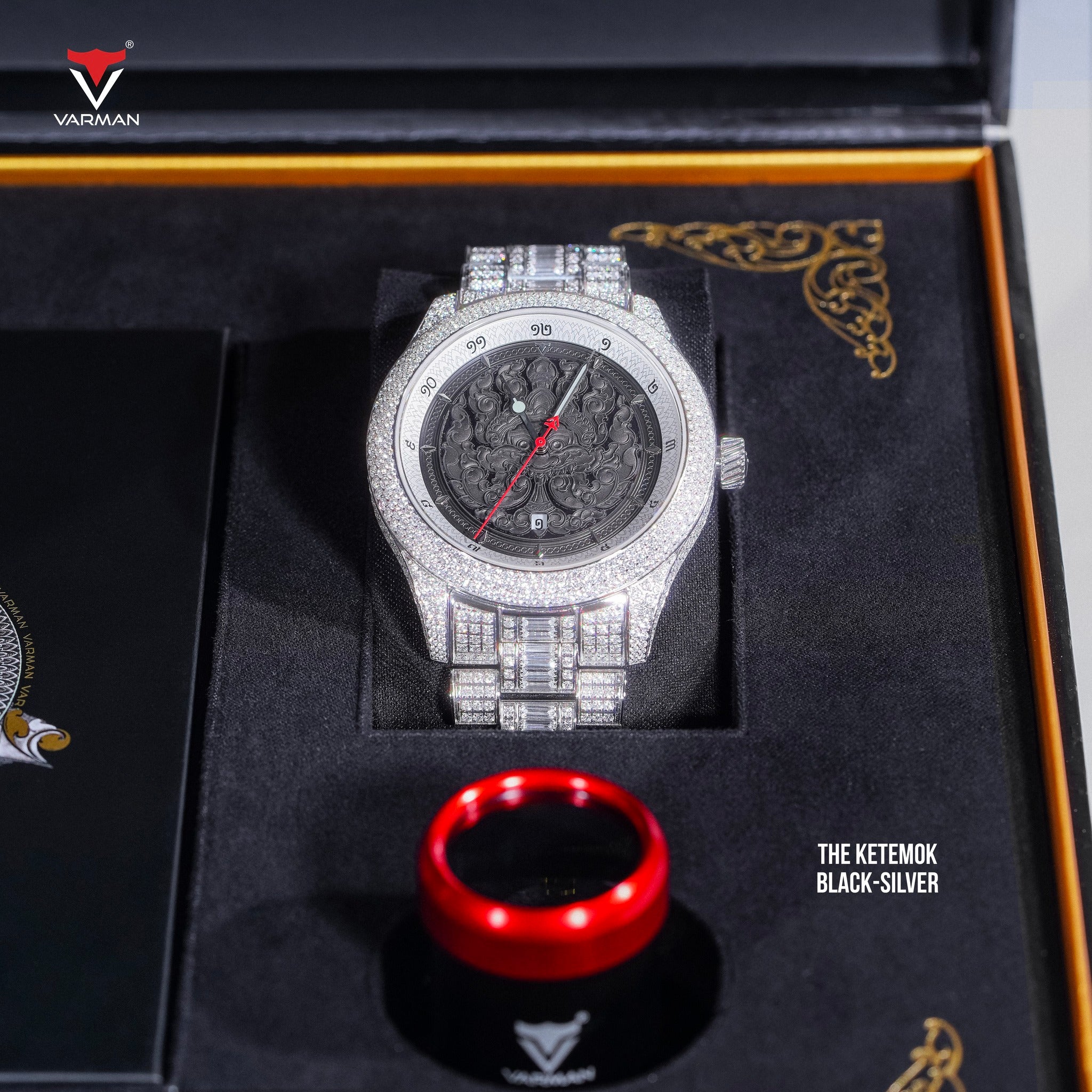 VARMAN THE KETEMOK BLACK-SILVER (For Men)