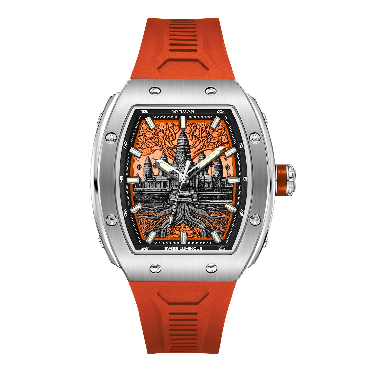 Varman The Angkor Titanium Shocking Orange Lady