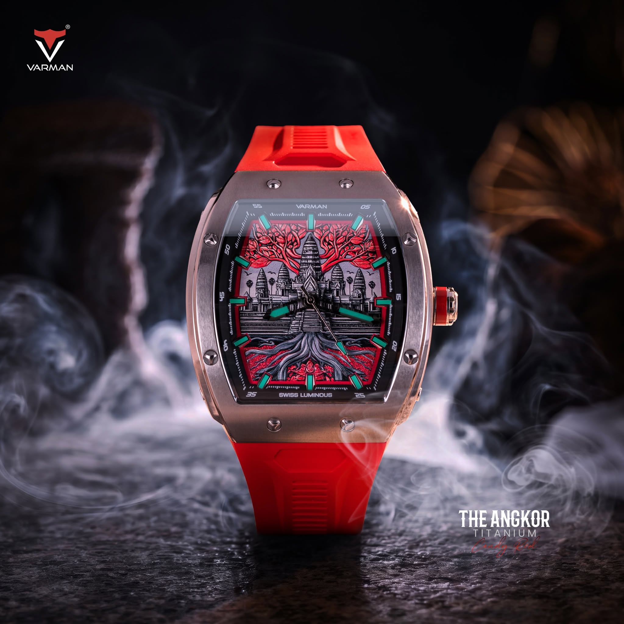 Varman The Angkor Titanium Candy Red