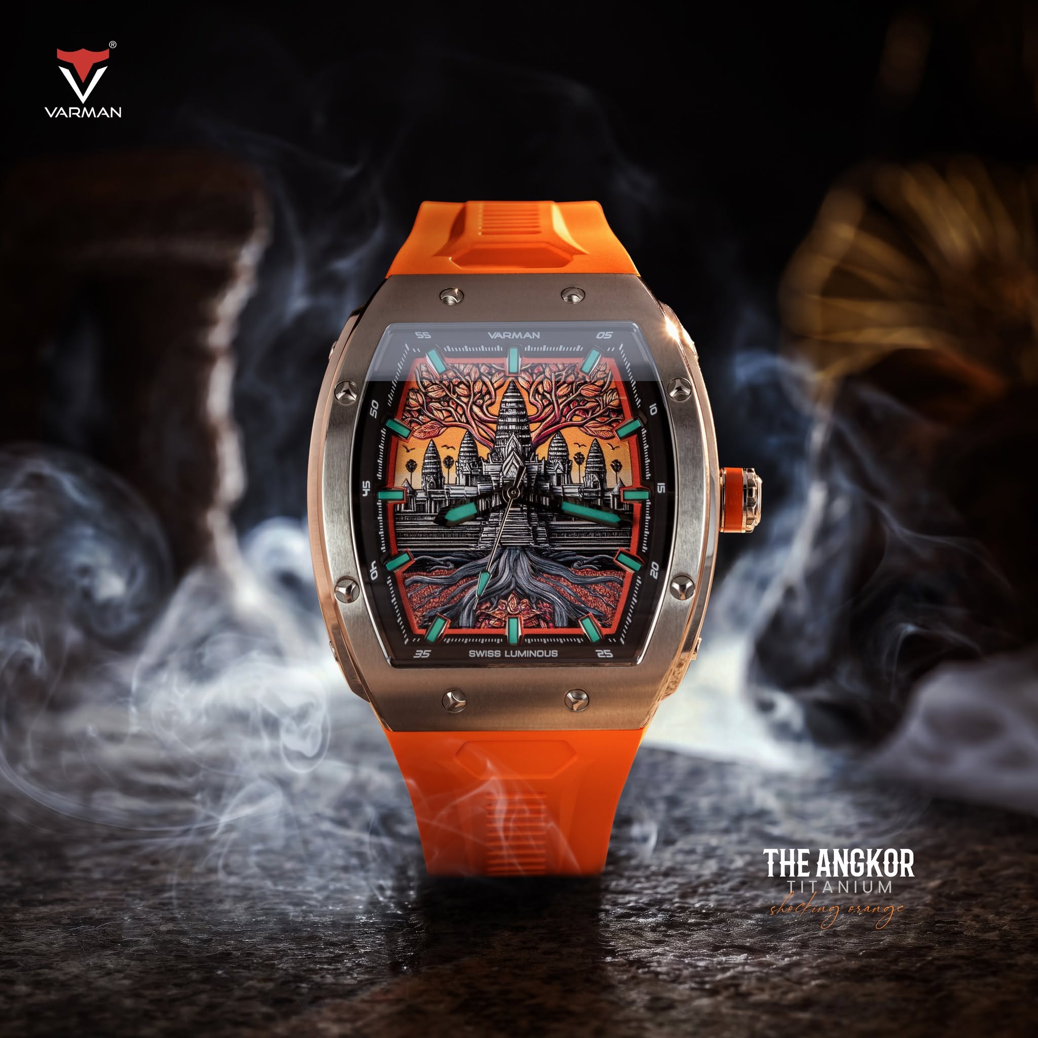Varman The Angkor Titanium Shocking Orange