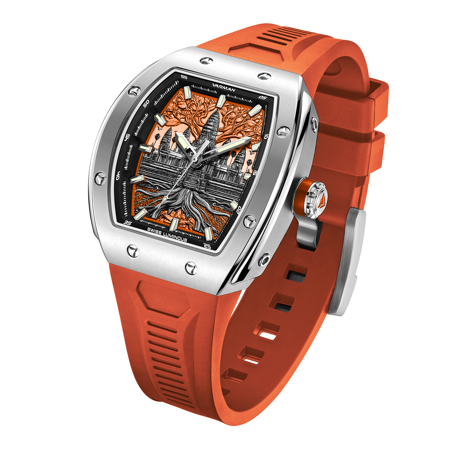 Varman The Angkor Titanium Shocking Orange Lady