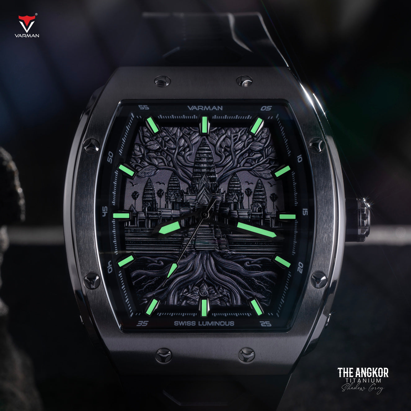 Varman The Angkor Titanium Shadow Grey