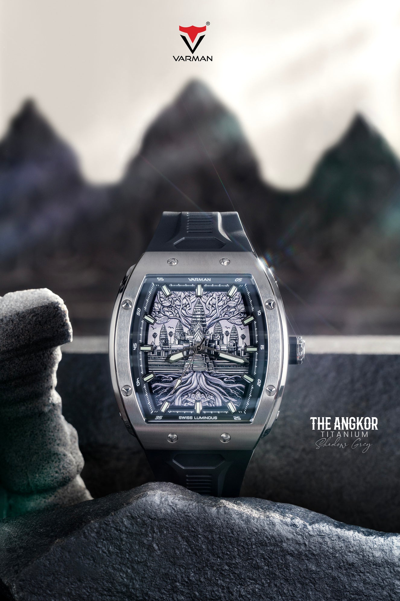 Varman The Angkor Titanium Shadow Grey