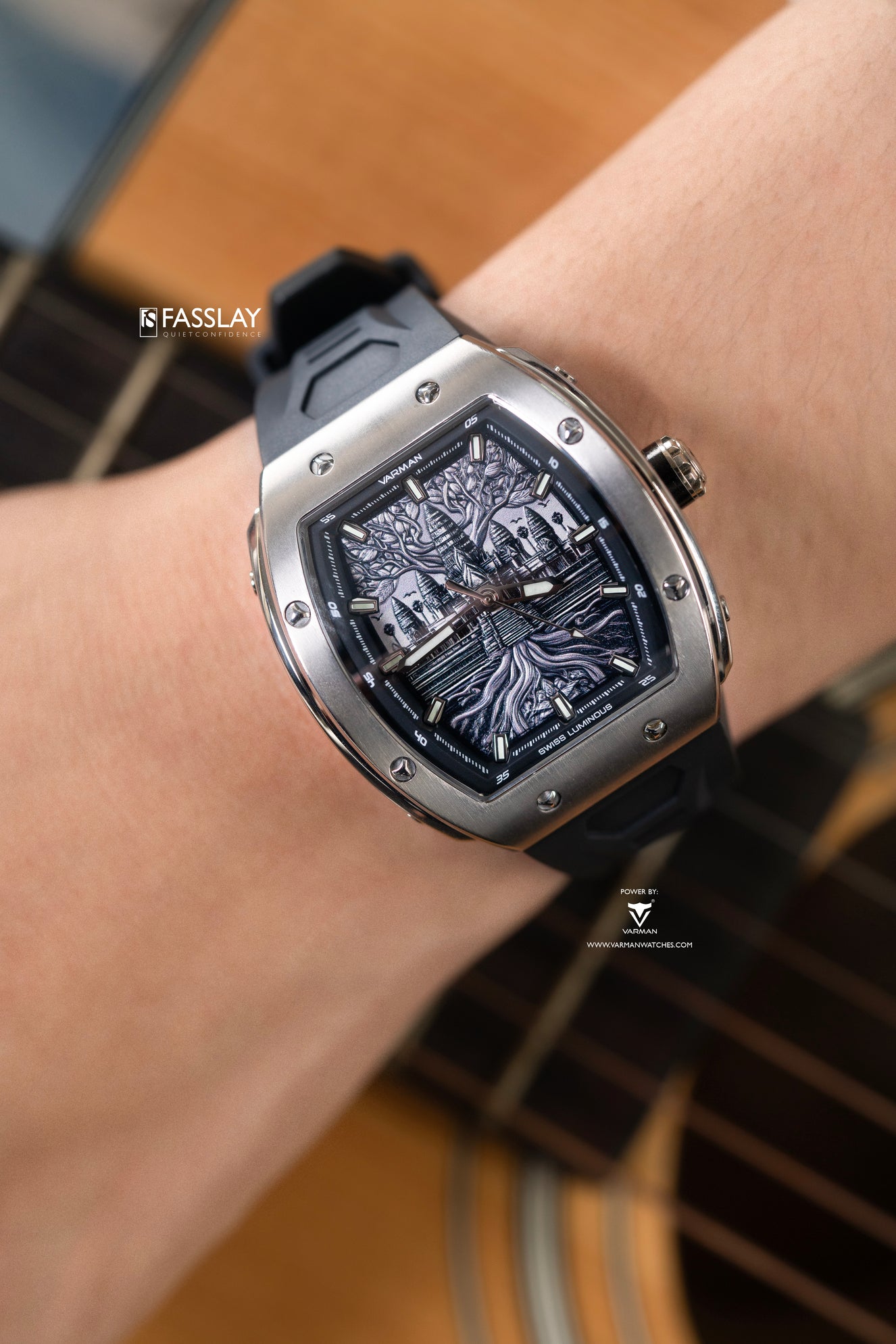 Varman The Angkor Titanium Shadow Grey Lady