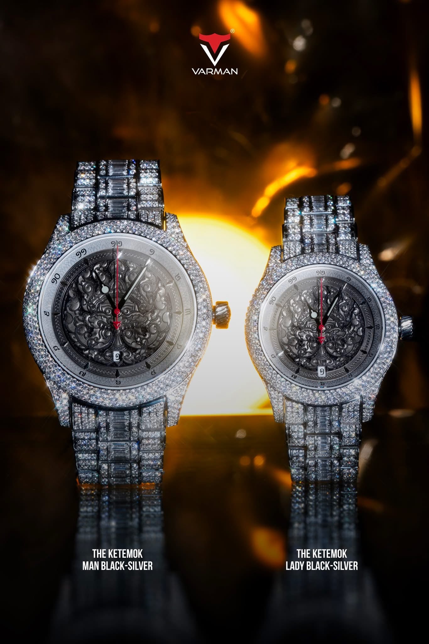 VARMAN THE KETEMOK BLACK-SILVER (For Lady)