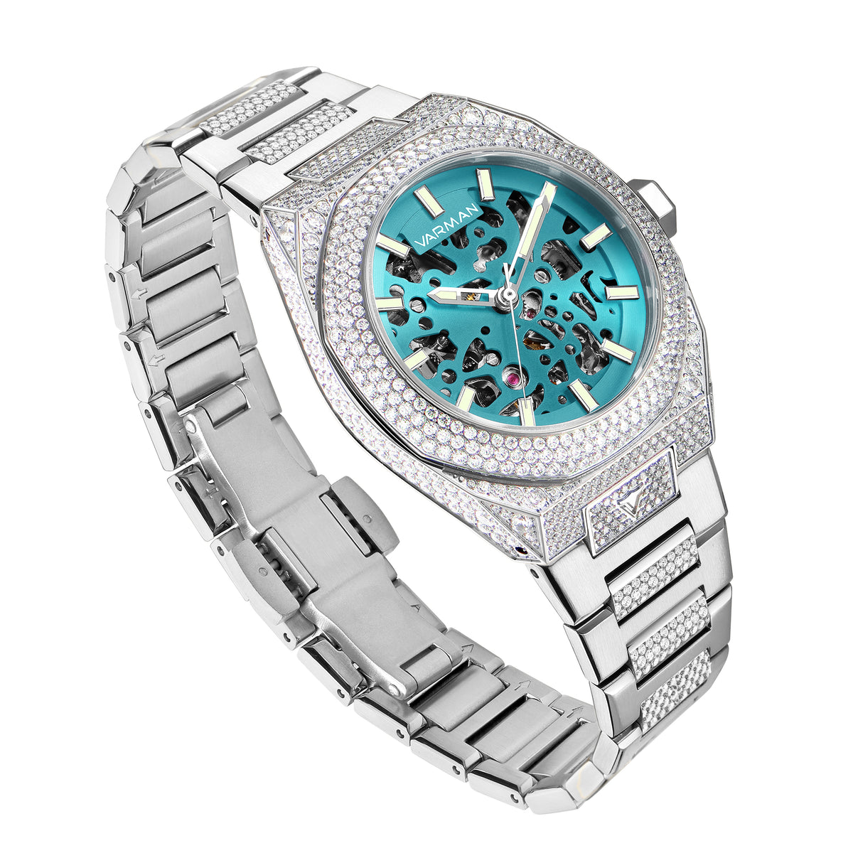 The Queen Majestic Cyan-Silver