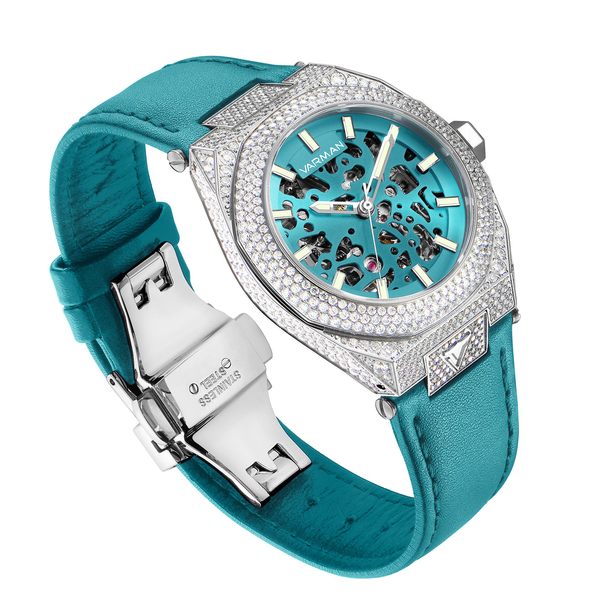 The Queen Majestic Cyan-Silver