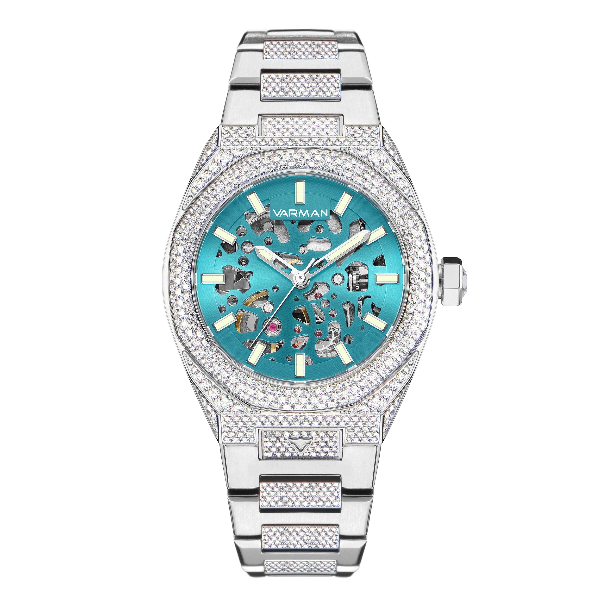 The Queen Majestic Cyan-Silver