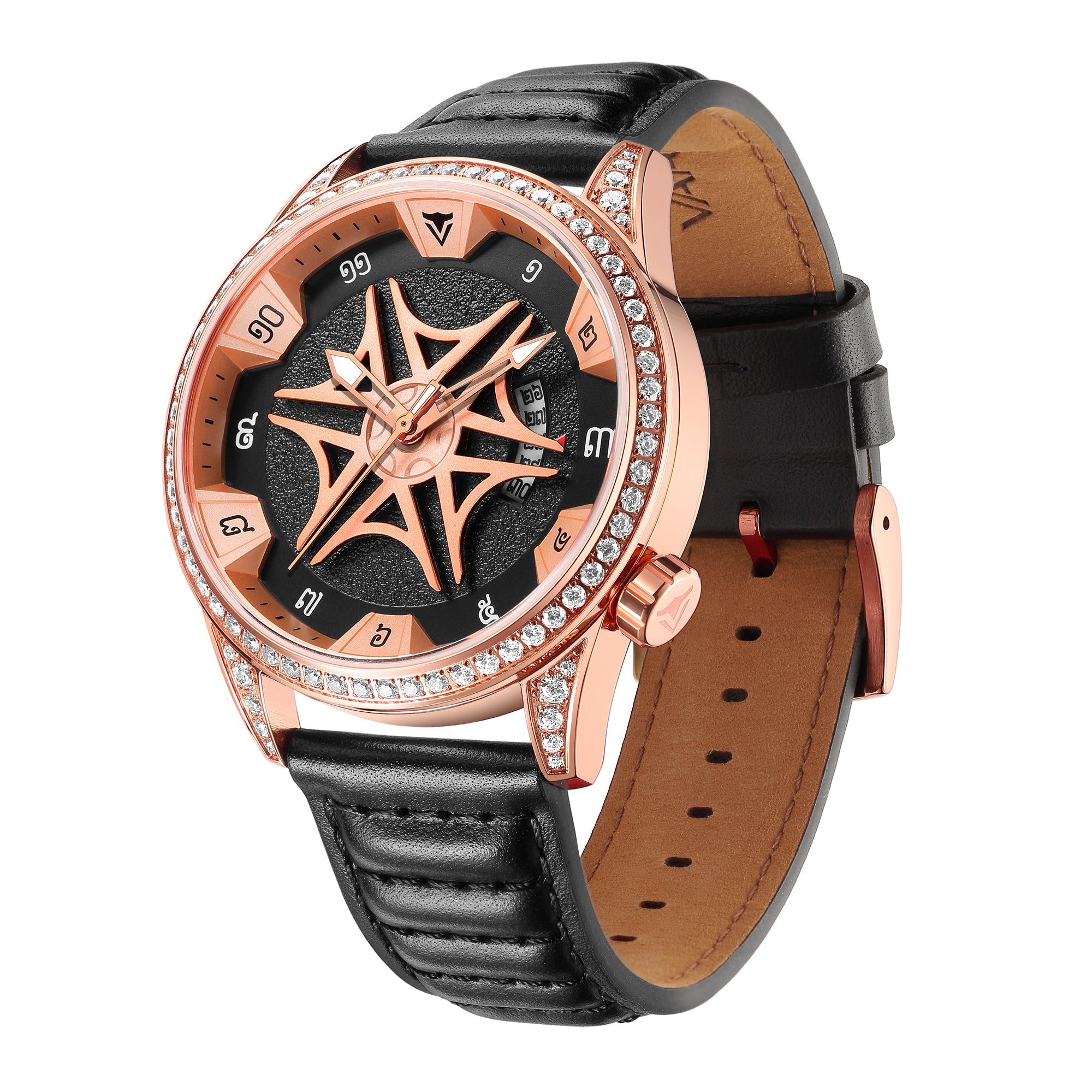 VARMAN THE AIRCROSS SPIDER BLACK ROSEGOLD