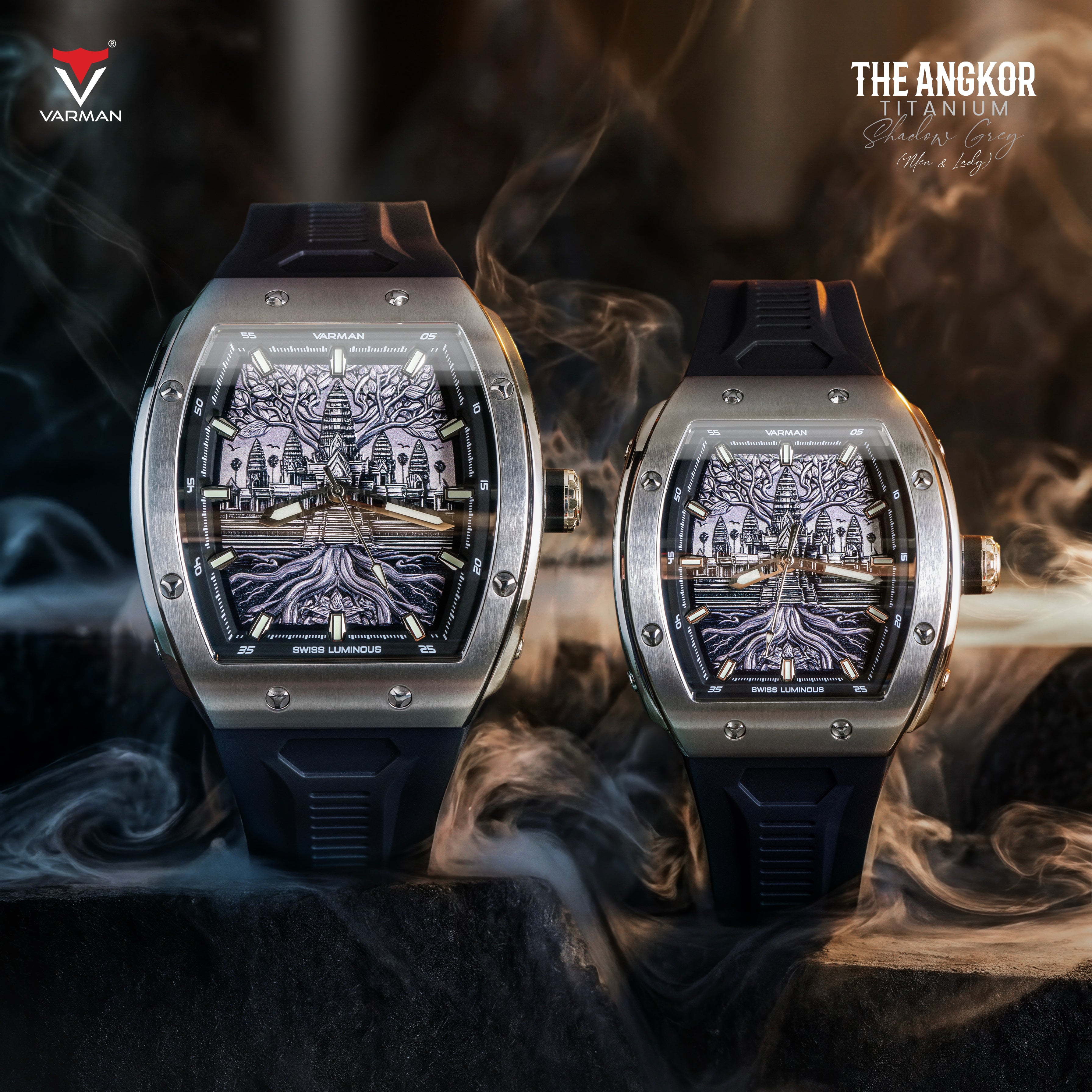 Varman The Angkor Titanium Shadow Grey