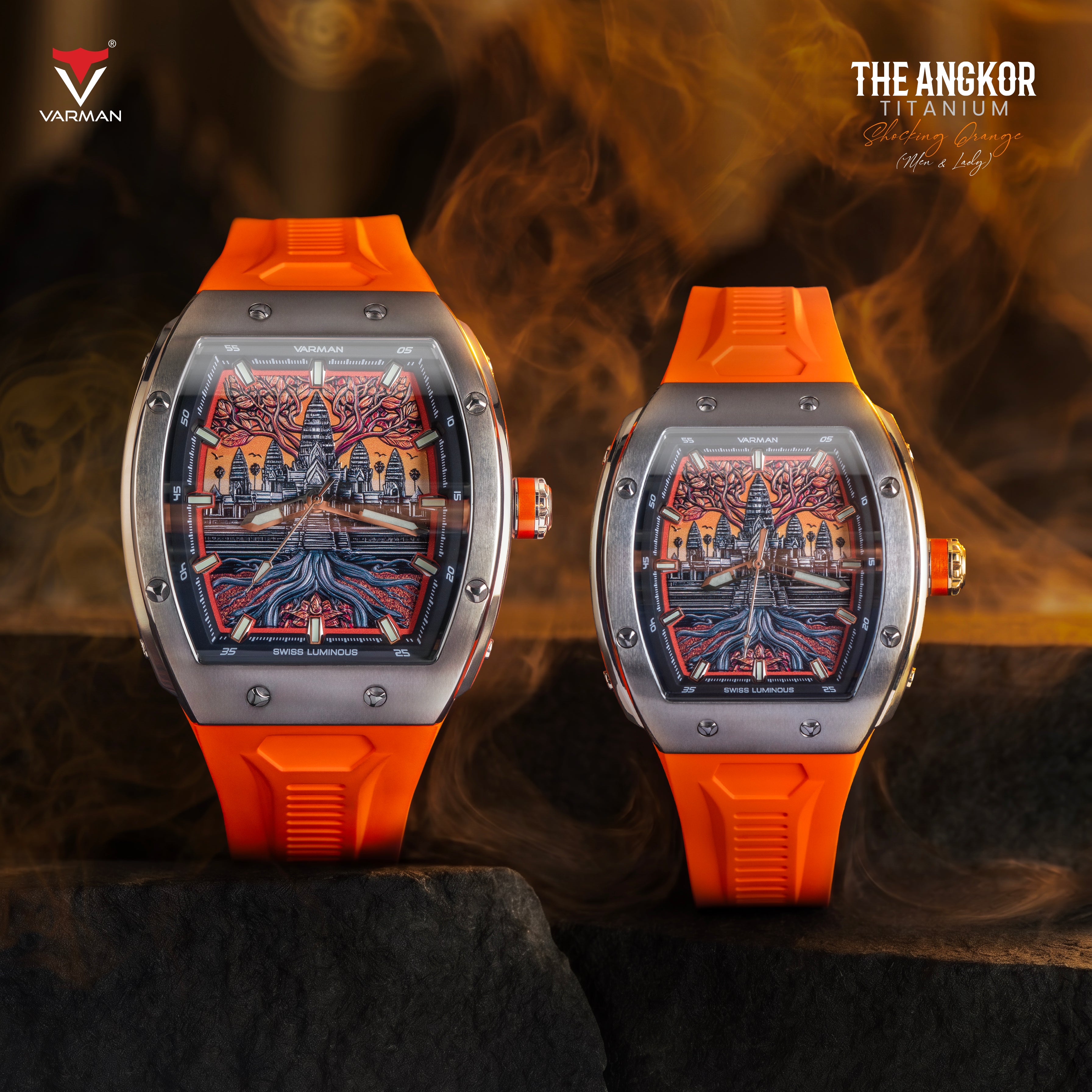 Varman The Angkor Titanium Shocking Orange