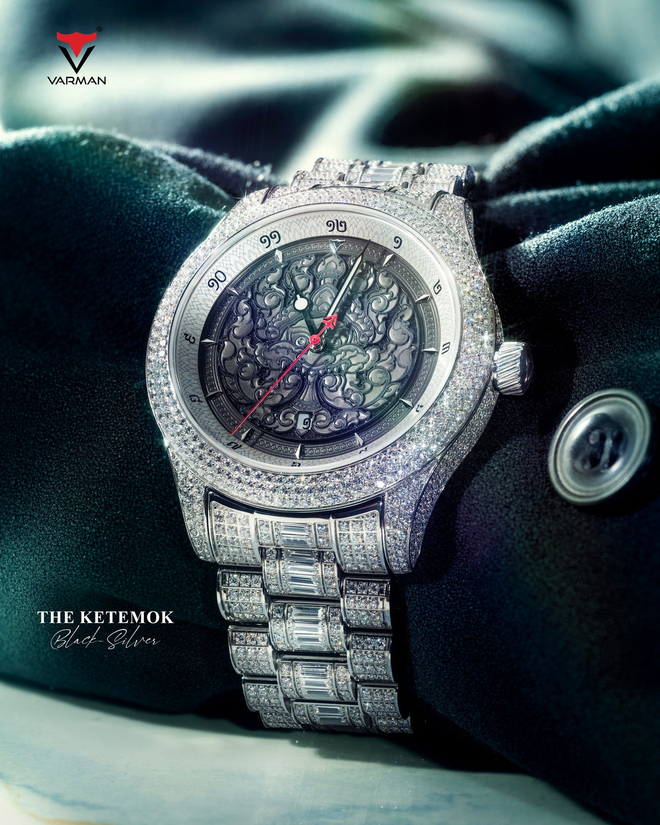 VARMAN THE KETEMOK BLACK-SILVER (For Men)