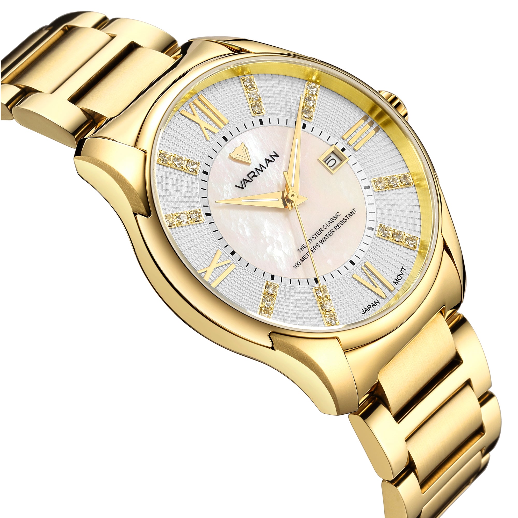 Varman The Oyster Gold-White Steel